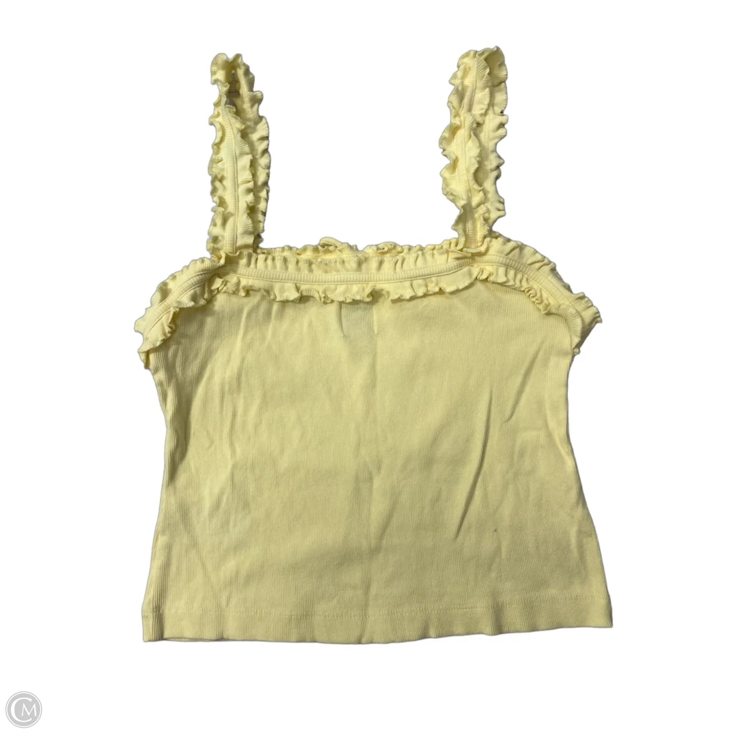 Top Sleeveless By Maeve In Yellow, Size: L