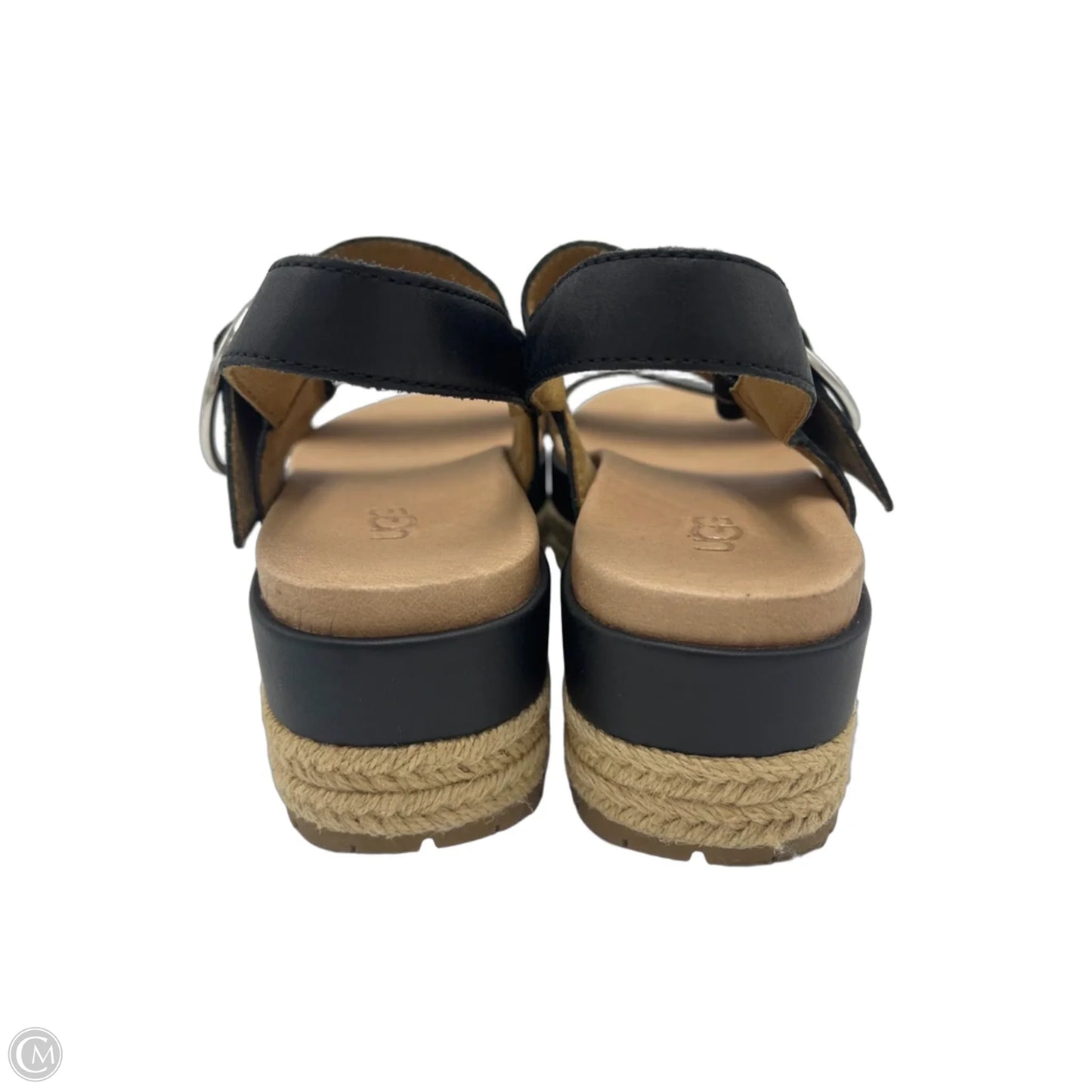 Sandals Designer By UGG In Black, Size: 6