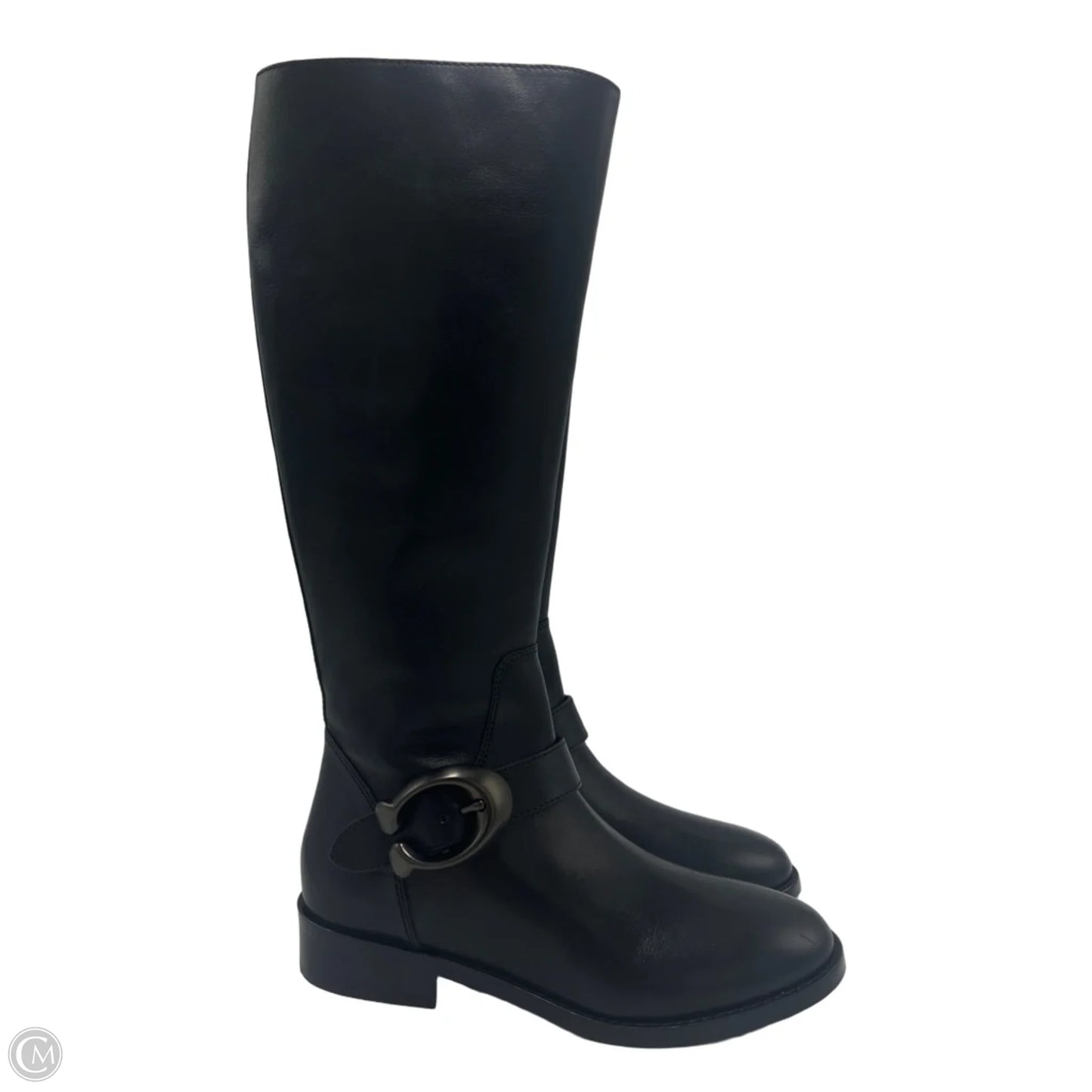 Boots Designer By Coach In Black, Size: 5