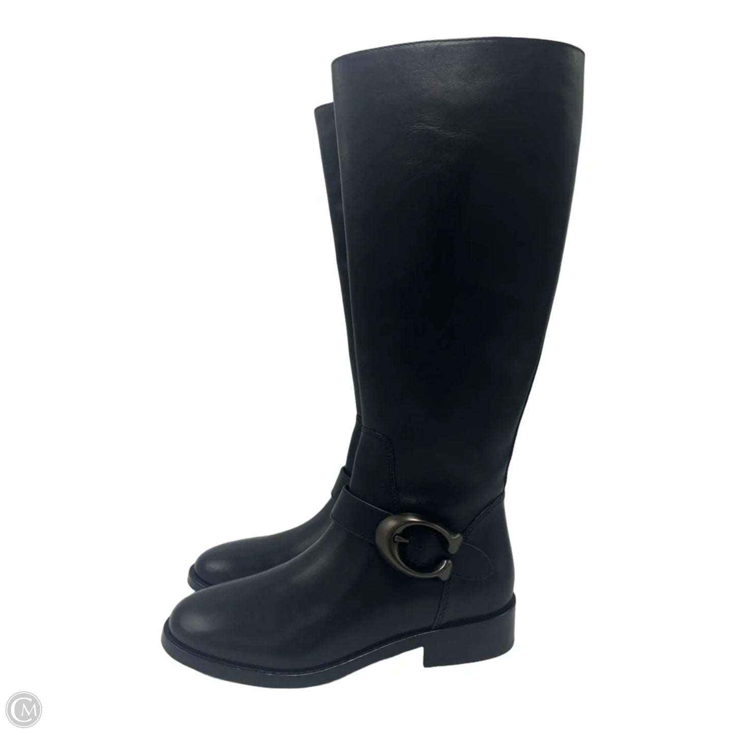 Boots Designer By Coach In Black, Size: 5