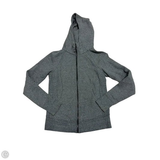 Athletic Jacket By Lululemon In Grey, Size: S