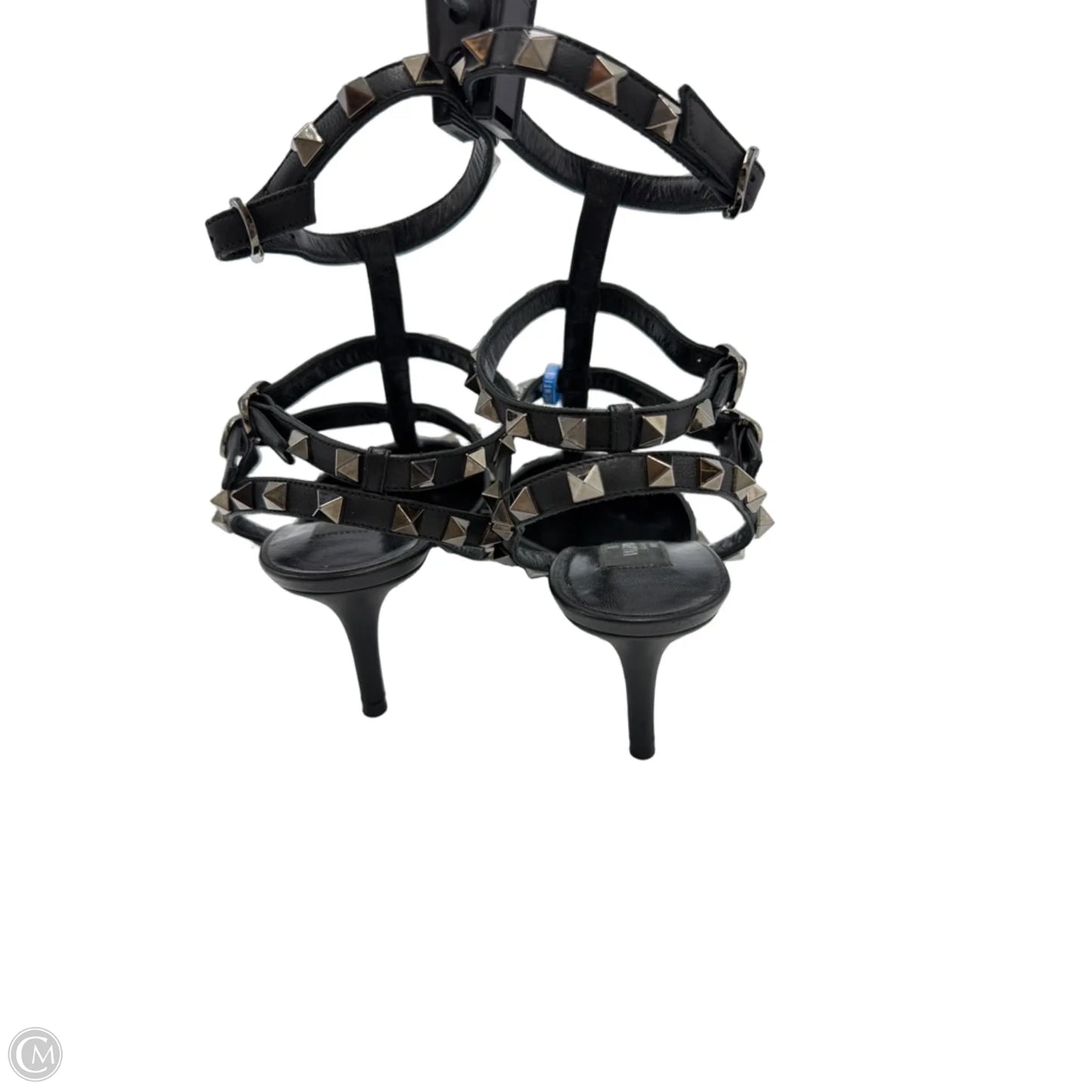 Sandals Luxury Designer By Valentino-garavani In Black, Size: 6.5