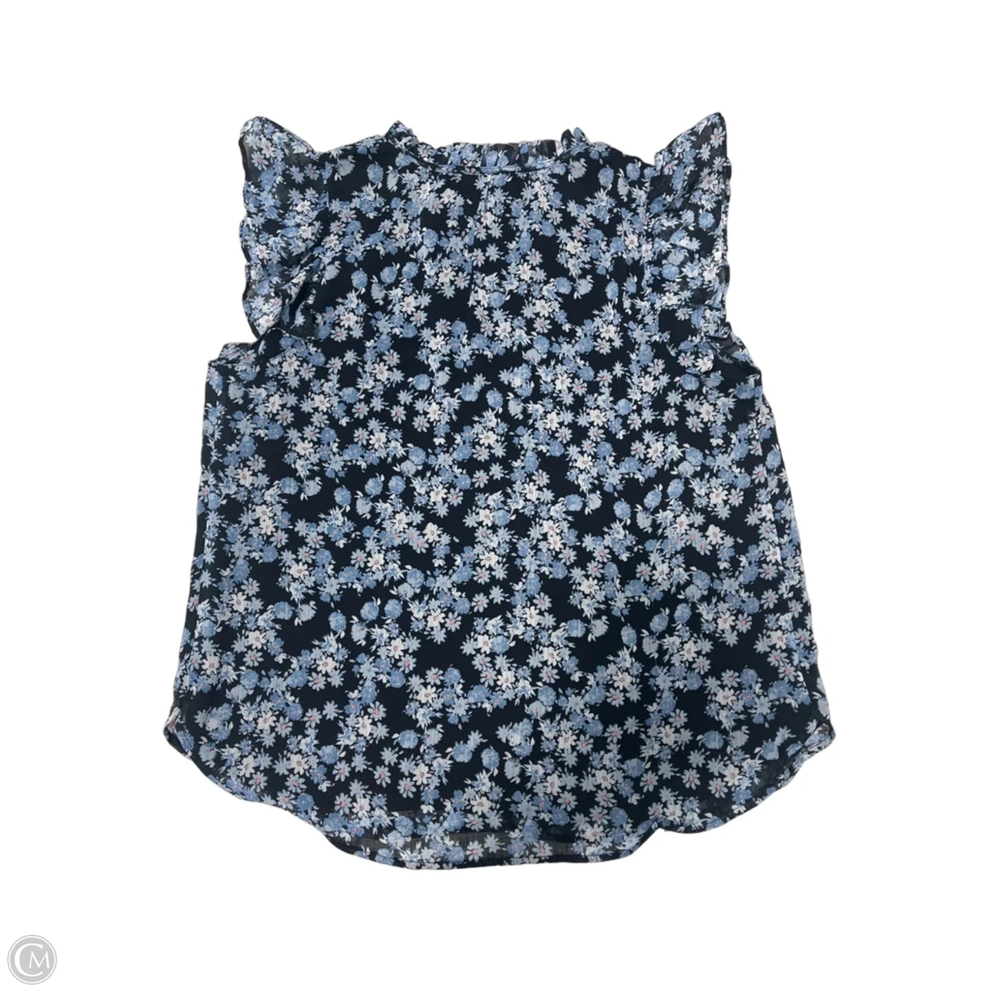 New! Top Short Sleeve By Loft In Floral Print, Size: M