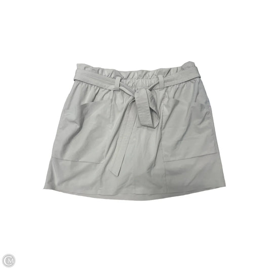 Athletic Skirt By Athleta In Grey, Size: L