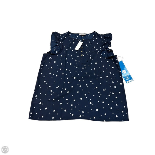 New! Top Sleeveless By Loft In Polkadot Pattern, Size: S