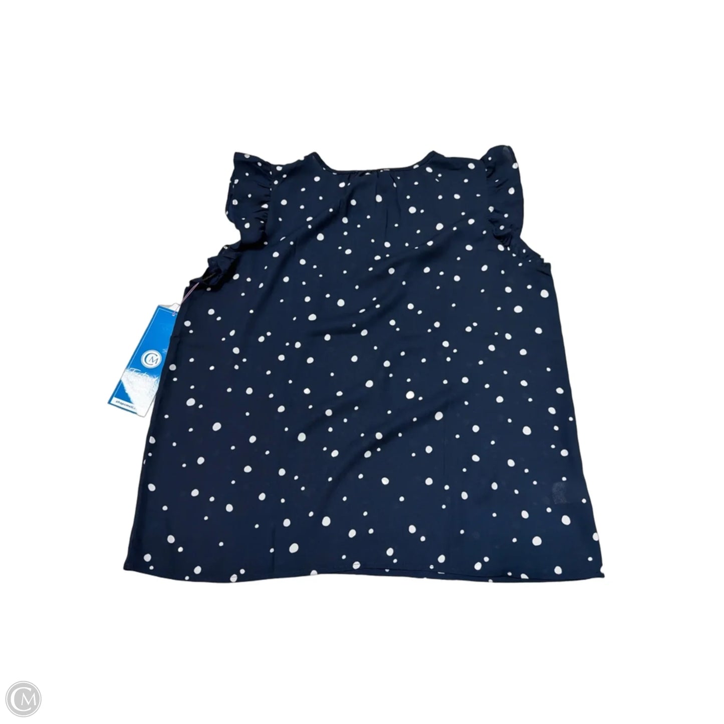 New! Top Sleeveless By Loft In Polkadot Pattern, Size: S