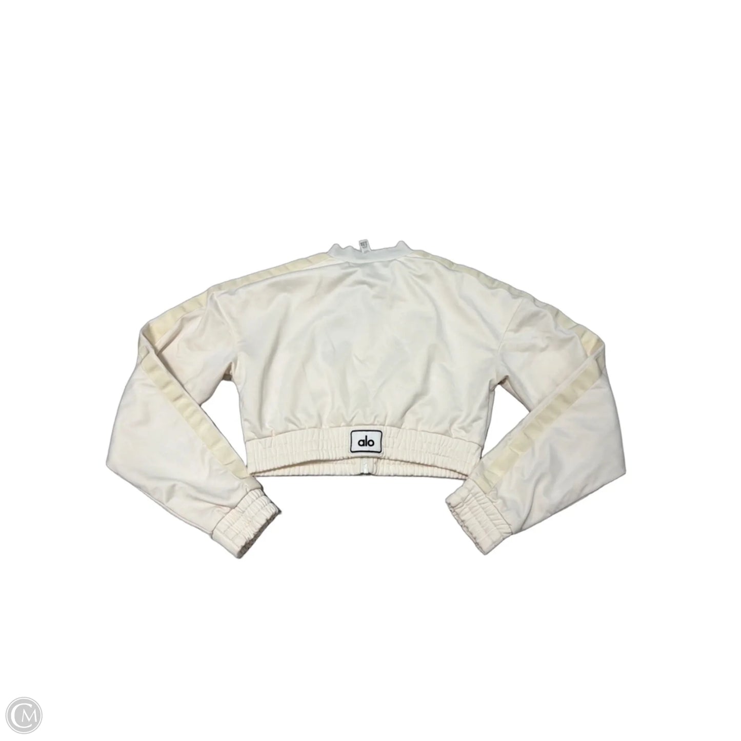 Athletic Jacket By Alo In Cream, Size: S