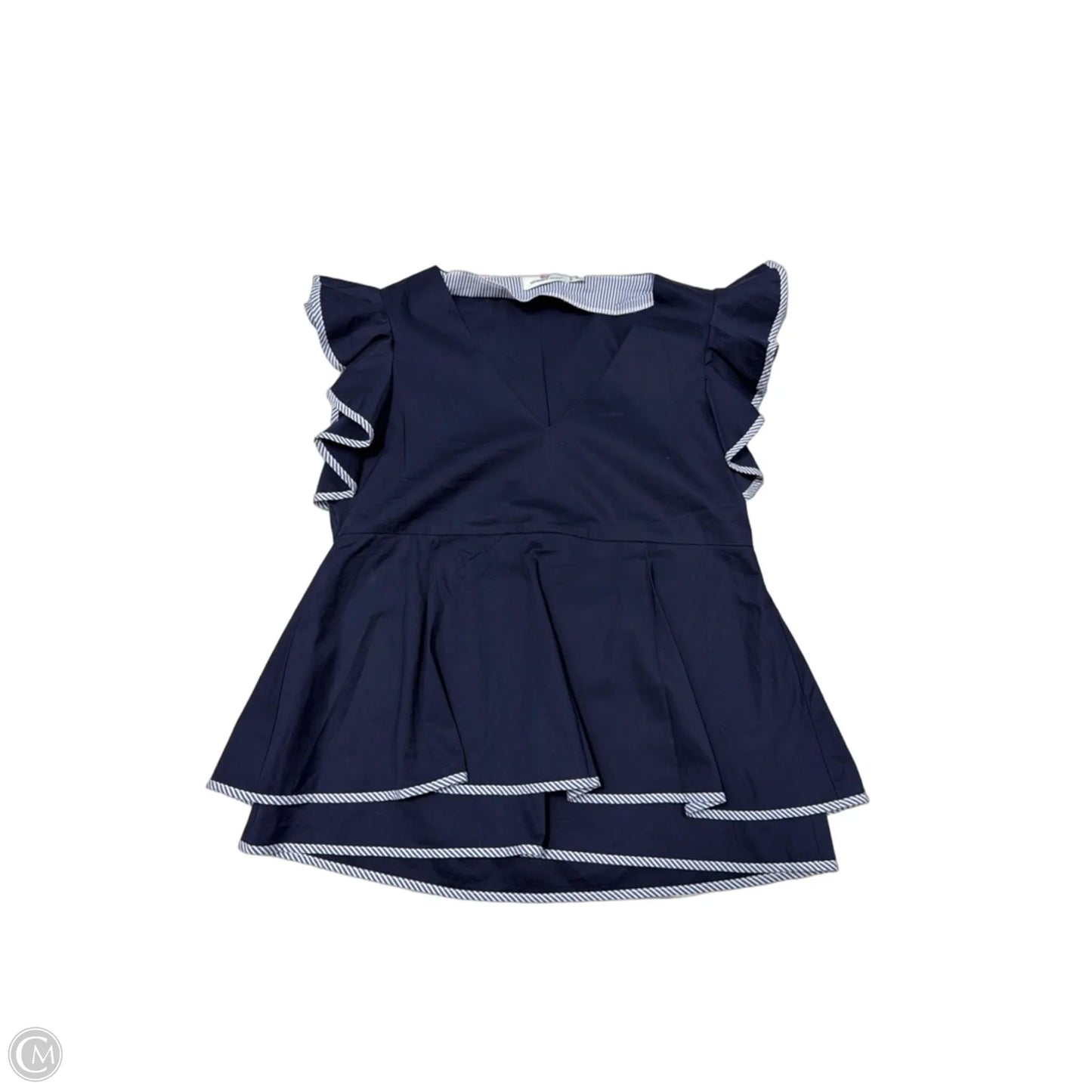 Top Short Sleeve By Vineyard Vines In Navy, Size: Xs