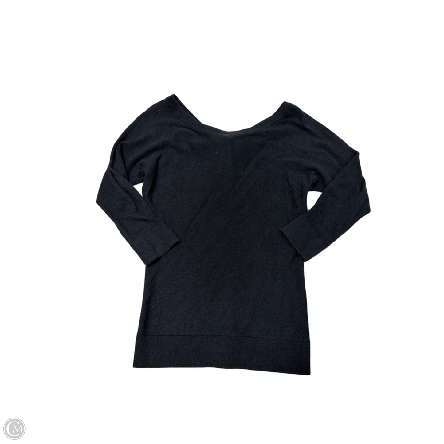Top Long Sleeve Designer By Kate Spade In Black, Size: Xs