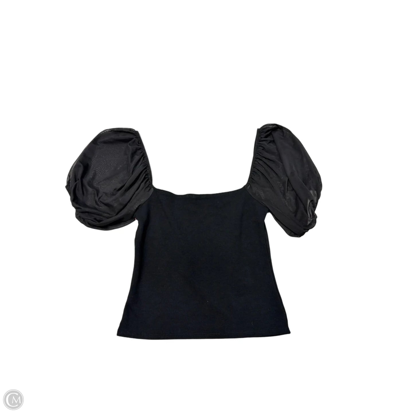 Top Short Sleeve By Free People In Black, Size: Sp