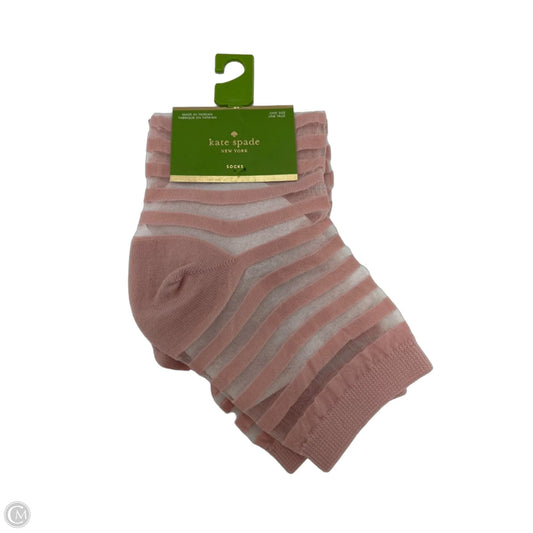 New! Socks Designer By Kate Spade In Pink, Size: Osfm