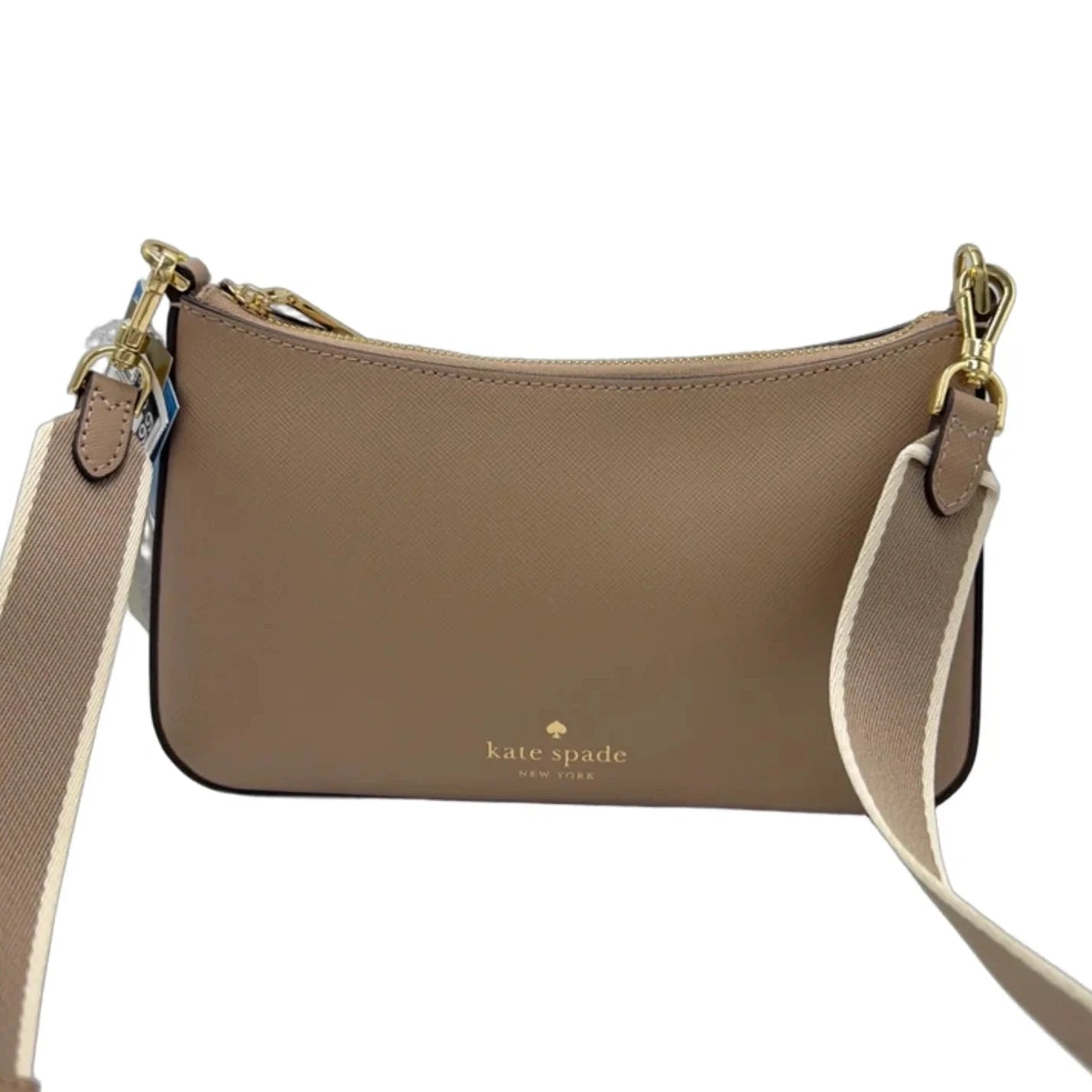 Kate Spade Duet Saffiano Leather Designer Crossbody Handbag