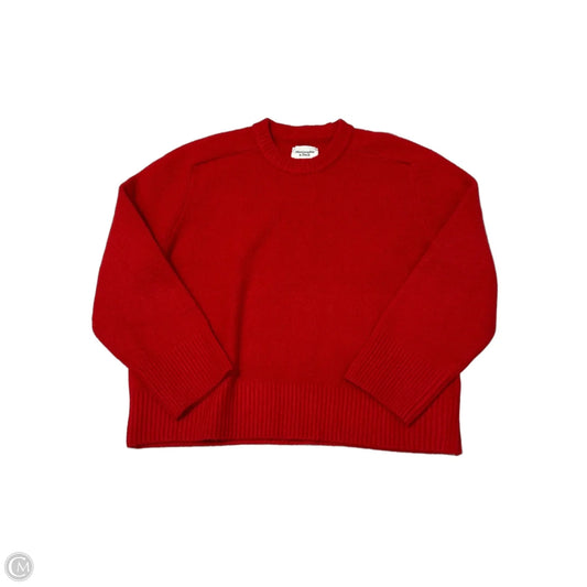 Abercrombie & Fitch Sweater in Red, Size M
