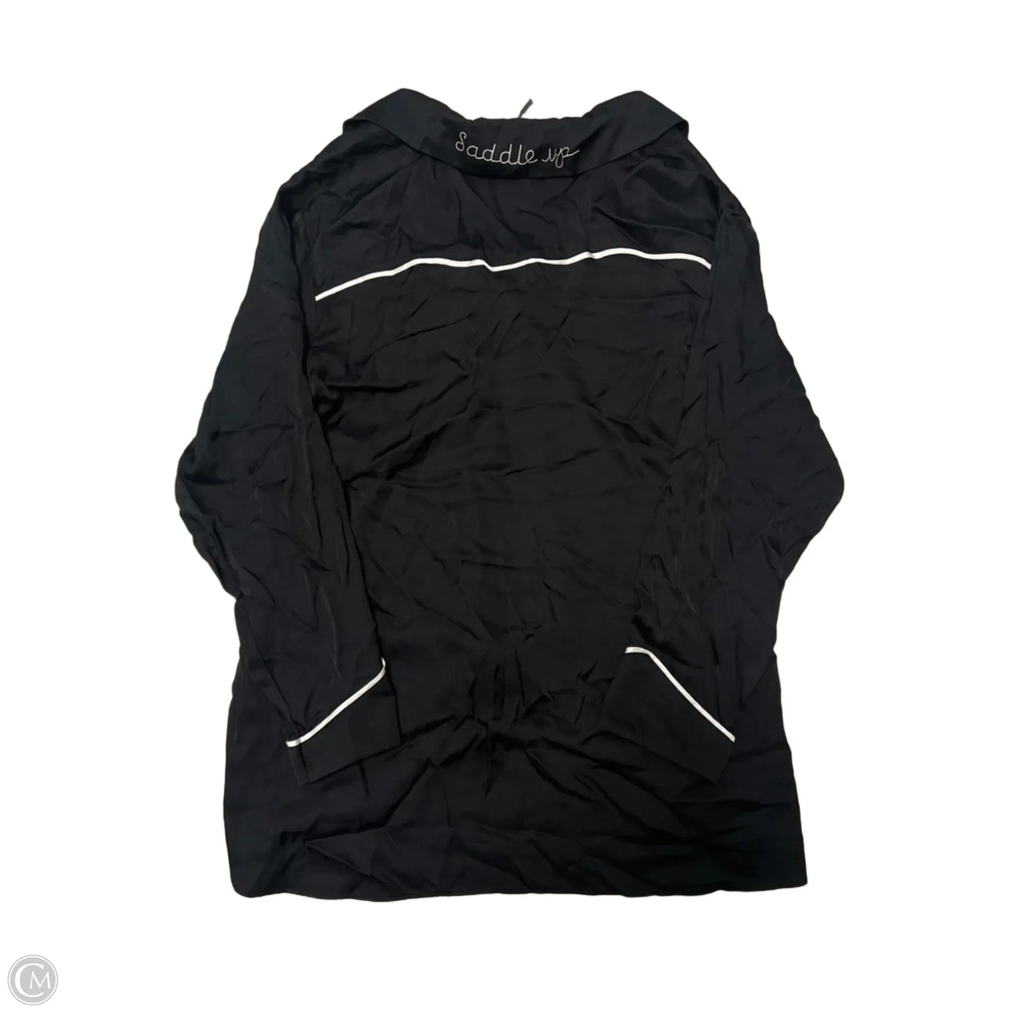 New! Pajama Top Long Sleeve By Anthropologie In Black, Size: S