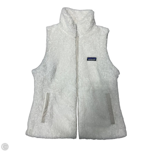 Vest Fleece By Patagonia In White, Size: L