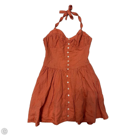 Dress Casual Short By Anthropologie In Orange, Size: S