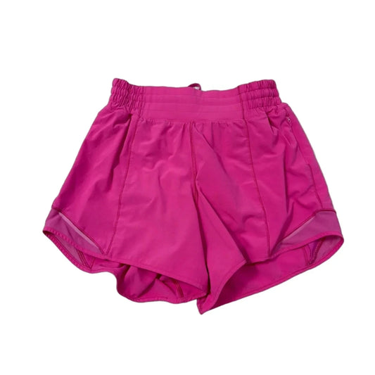 Athletic Shorts By Lululemon In Pink, Size: S