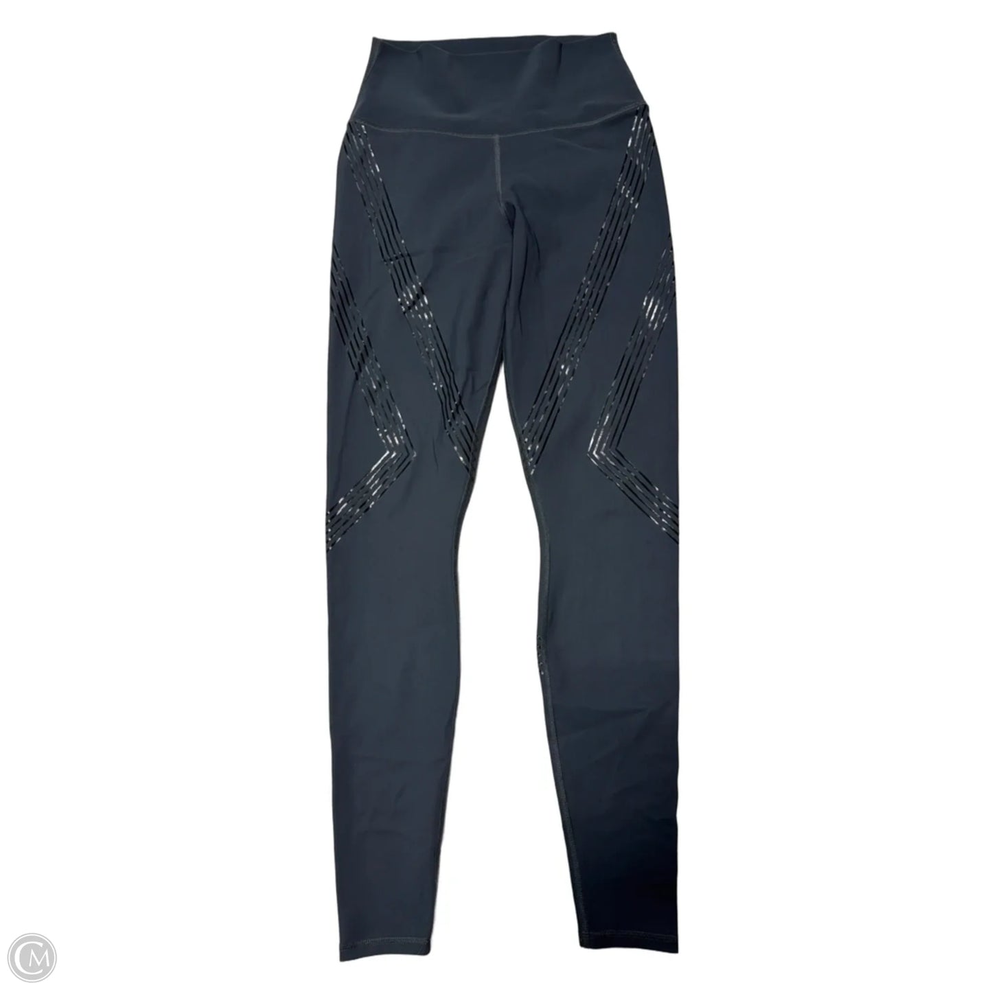 Athletic Leggings By Alo In Grey, Size: S