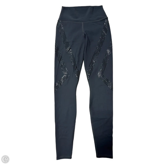 Athletic Leggings By Alo In Grey, Size: S