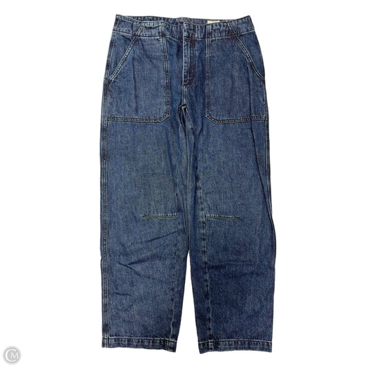 Jeans Wide Leg By Rag And Bone In Blue Denim, Size: 8