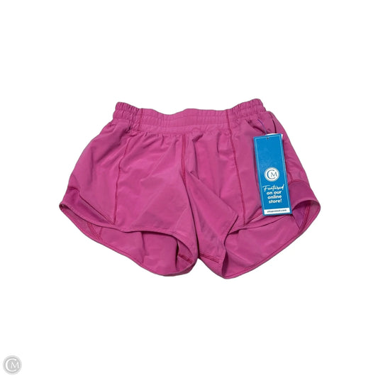 Athletic Shorts By Lululemon In Pink, Size: S