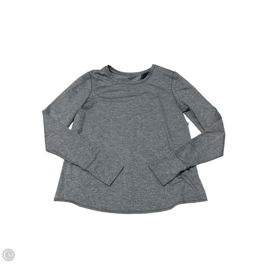 Athletic Top Long Sleeve Crewneck By Athleta In Grey, Size: S