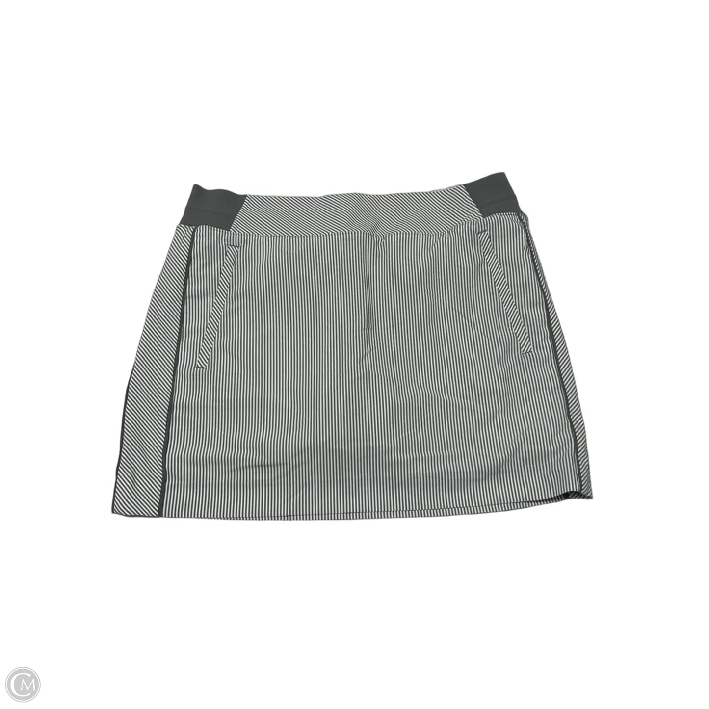 Athletic Skirt By Athleta In Striped Pattern, Size: L
