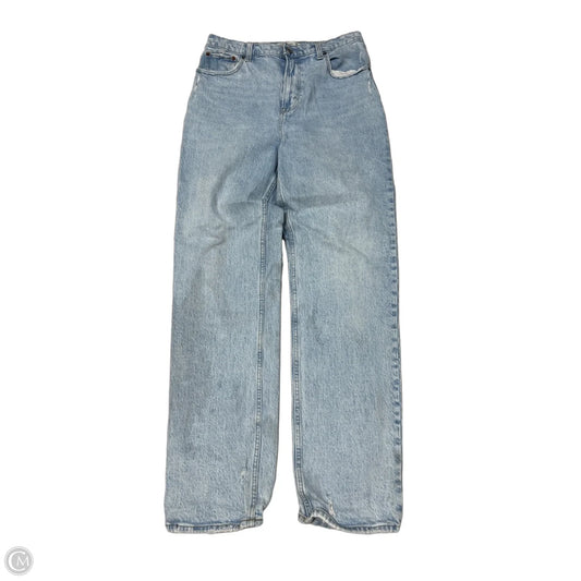 Abercrombie & Fitch Straight Jeans in Blue Denim, Size 8
