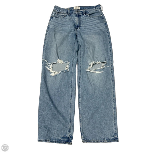 Universal Thread Wide Leg Pants in Blue Denim, Size 6