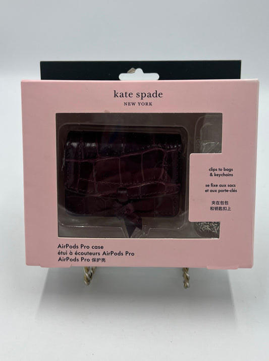 New! Kate Spade Air Pods Pro Croc Embossed Case