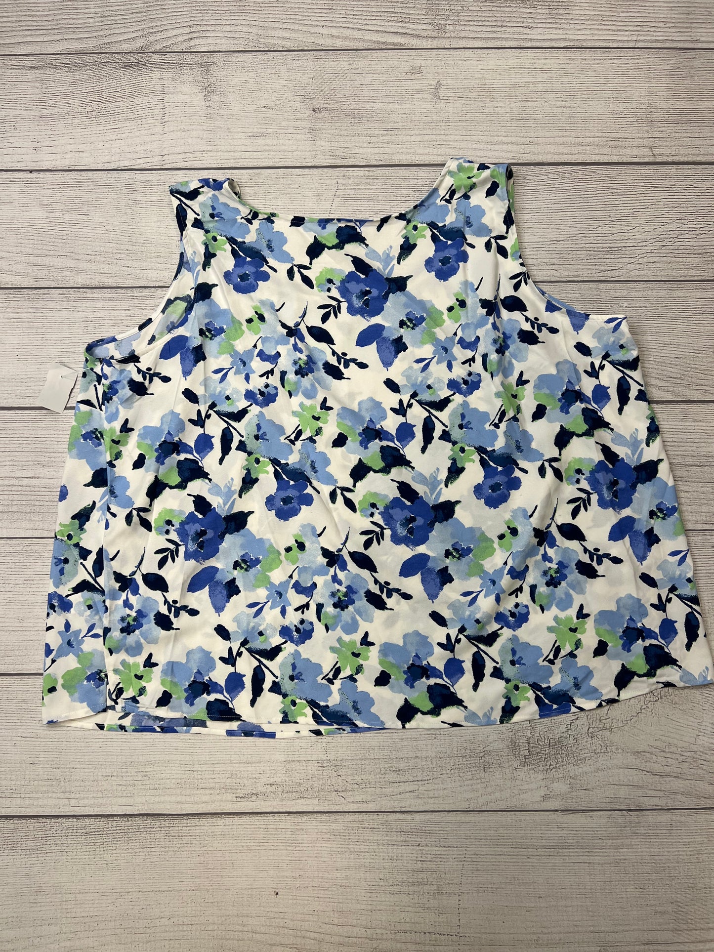 Floral Top Sleeveless Woman Within, Size 3x