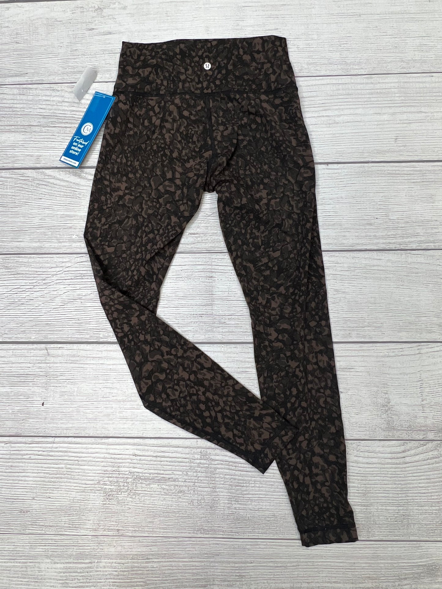 Brown Athletic Leggings Lululemon, Size M