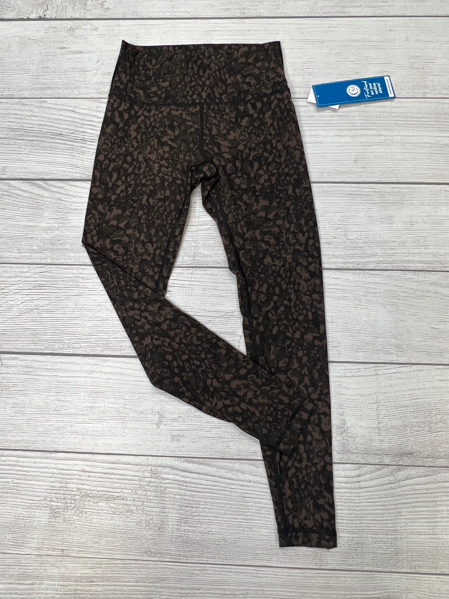 Brown Athletic Leggings Lululemon, Size M