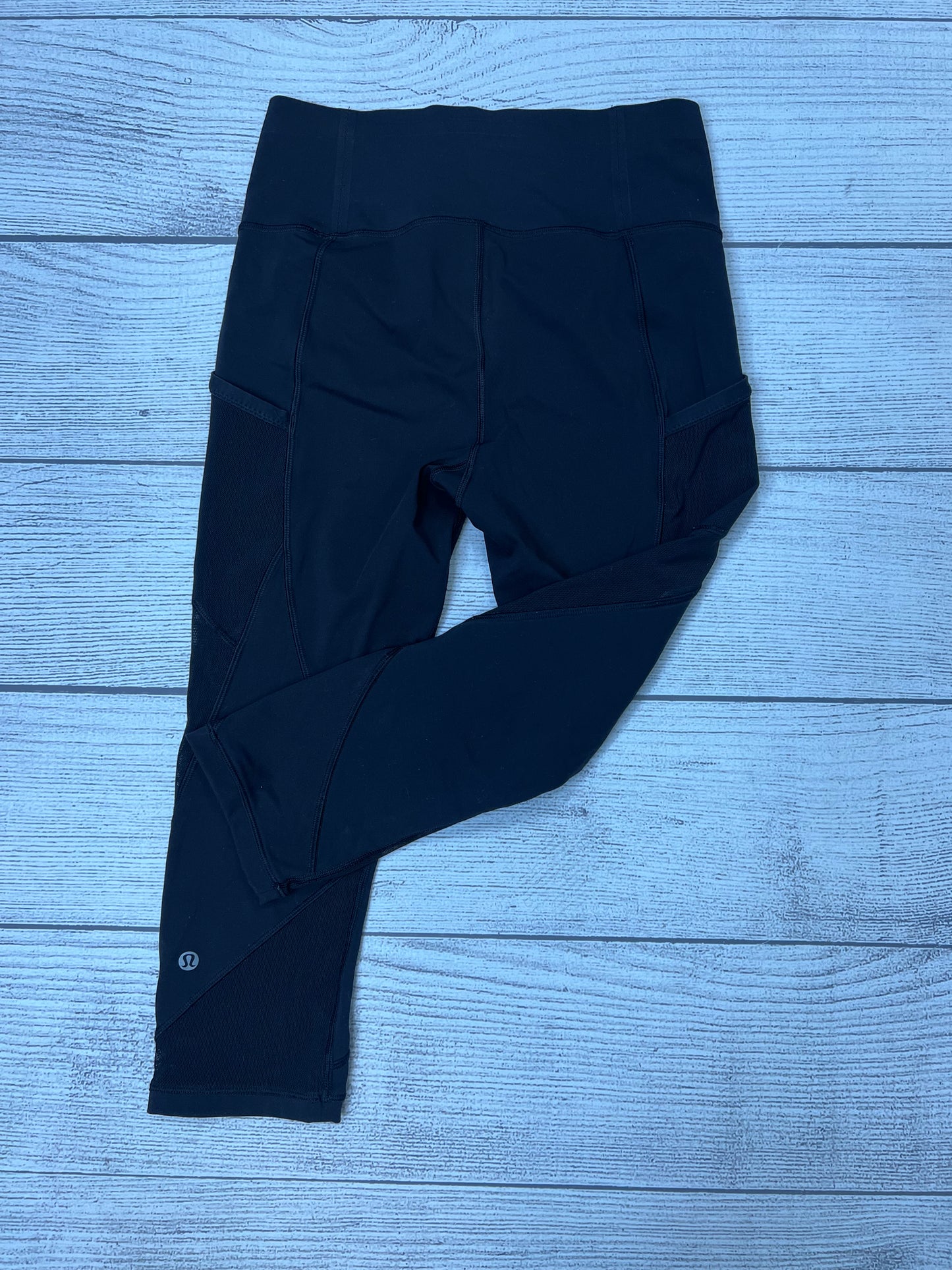 Black Athletic Leggings Capris Lululemon, Size S