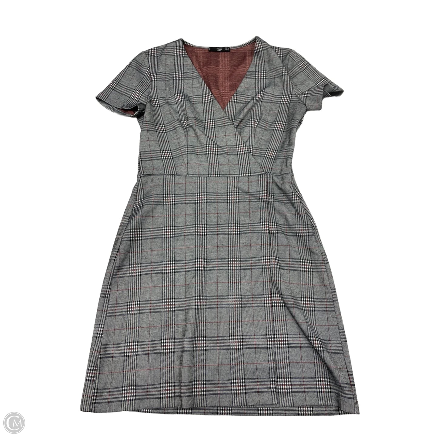 Dress Casual Short By Mng In Plaid, Size: S