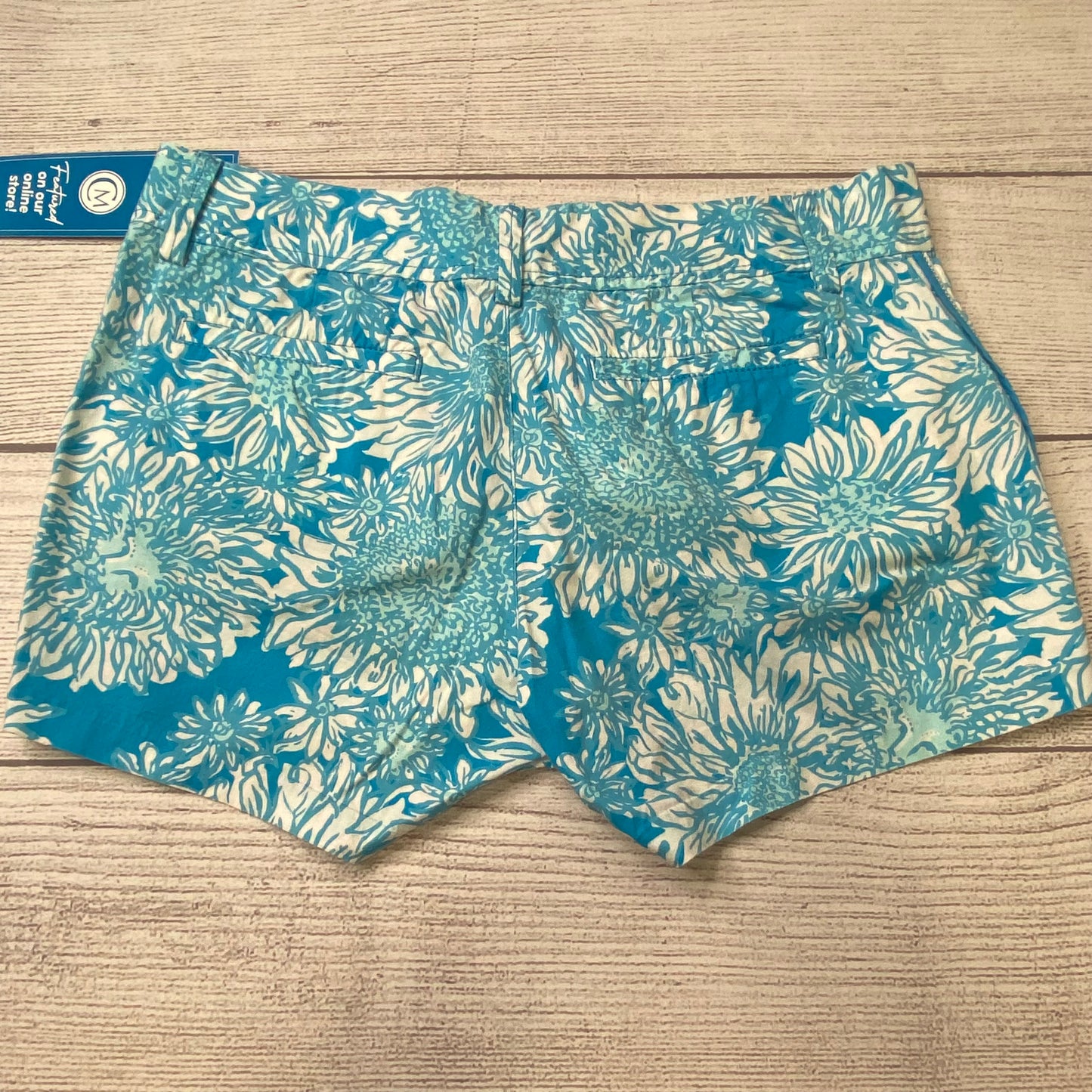 Blue White Shorts Lilly Pulitzer, Size 8