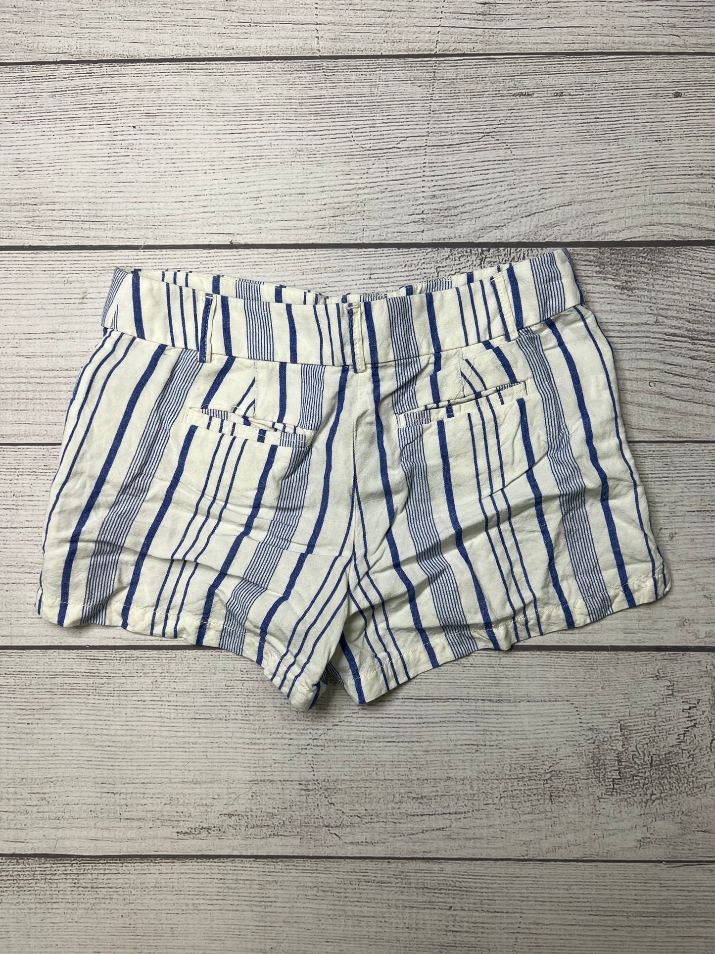 Blue White Shorts Loft, Size 4