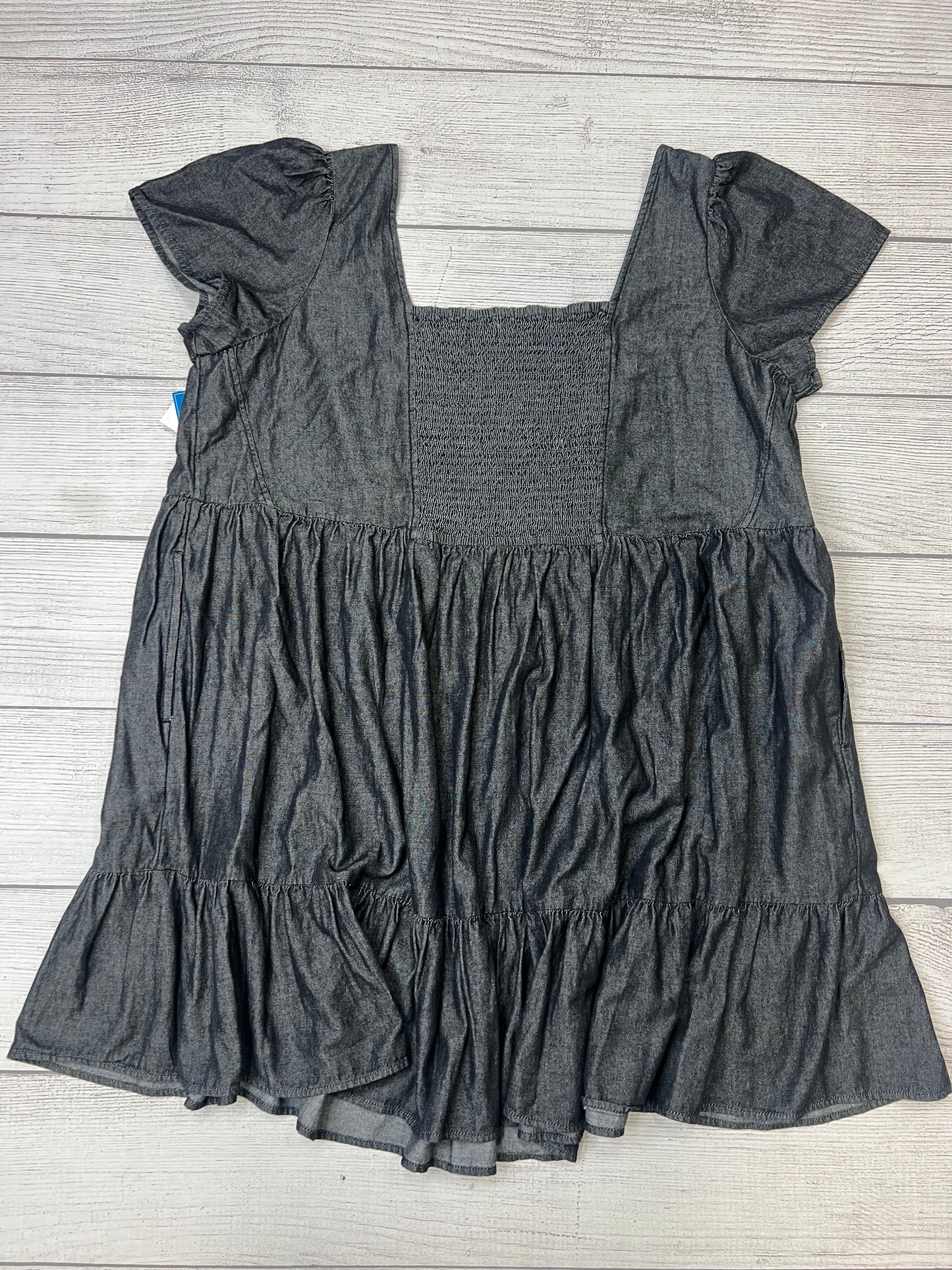 Denim Dress Casual Short Terra & Sky, Size 2x