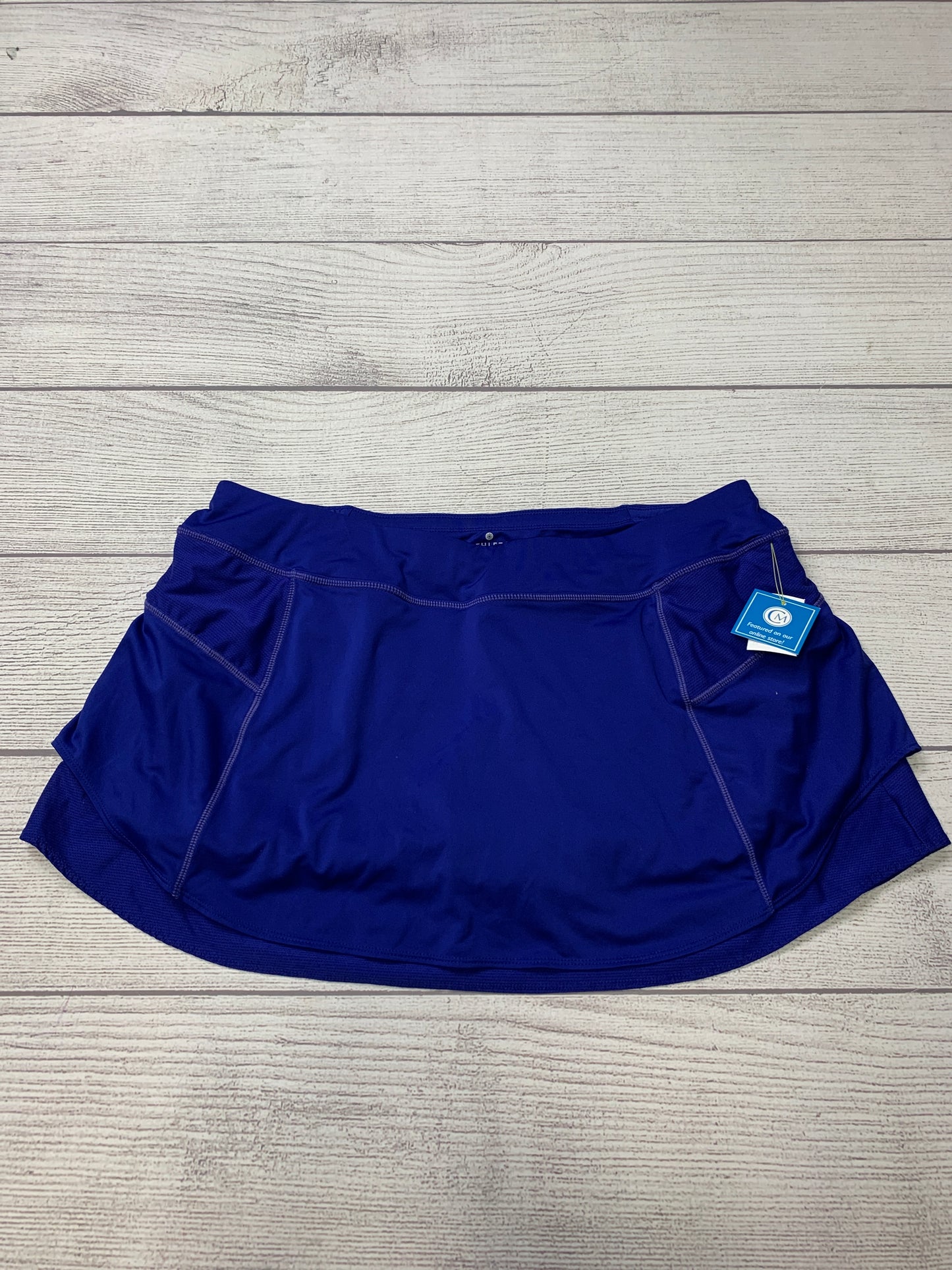 Blue Athletic Skirt Skort Athleta, Size Xl