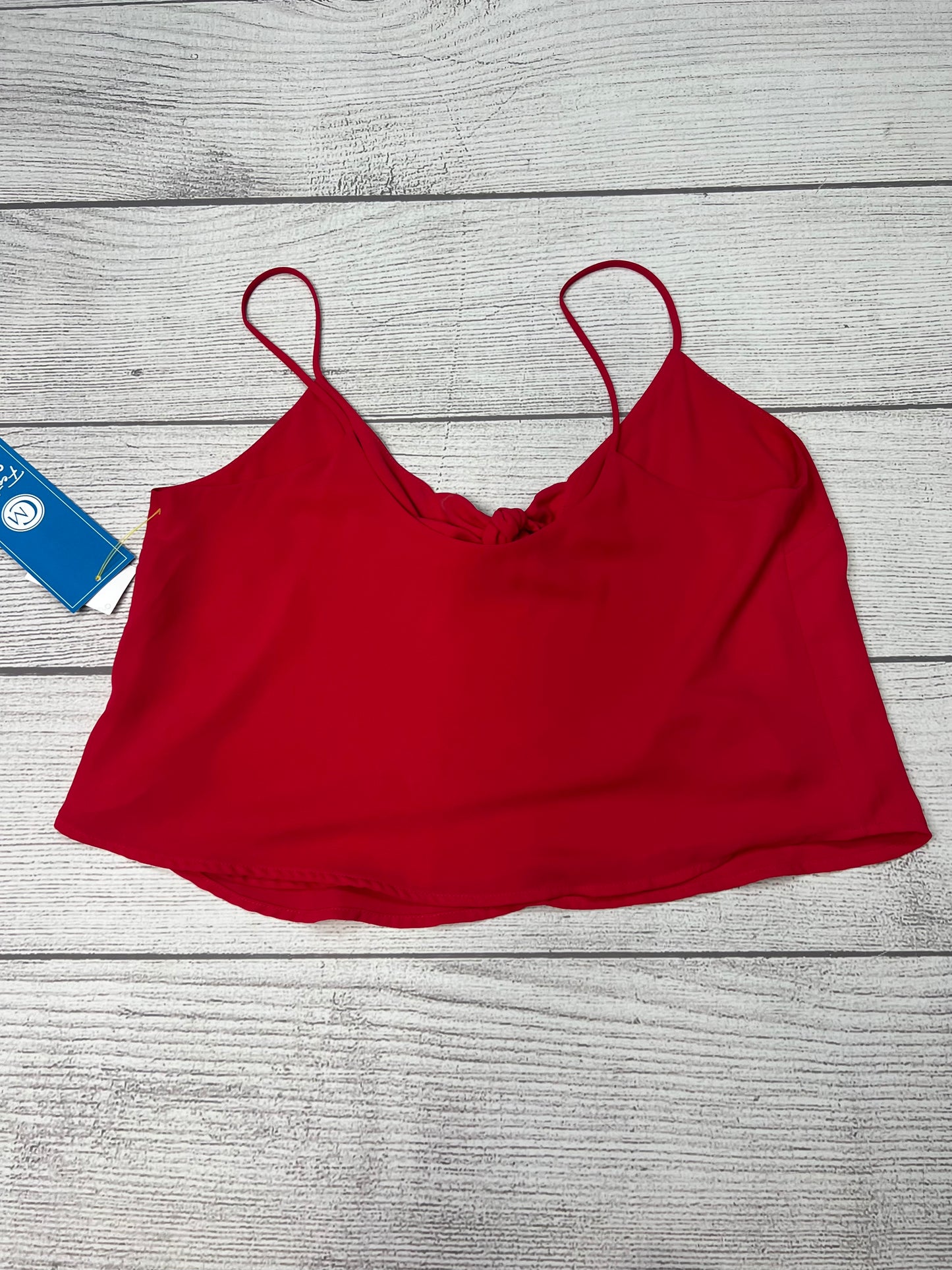 Top Sleeveless By Lush In Red, Size: S