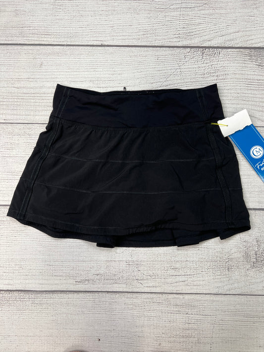 Athletic Skirt Skort By Lululemon In Black, Size: S