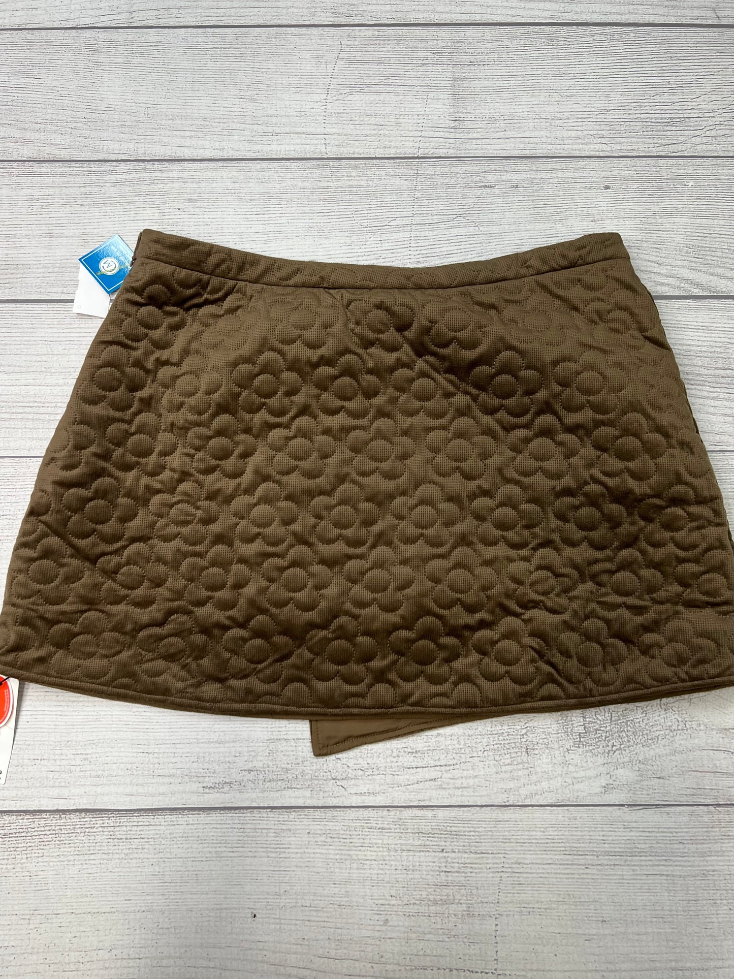 Skirt Mini & Short By Cider In Brown, Size: 2x