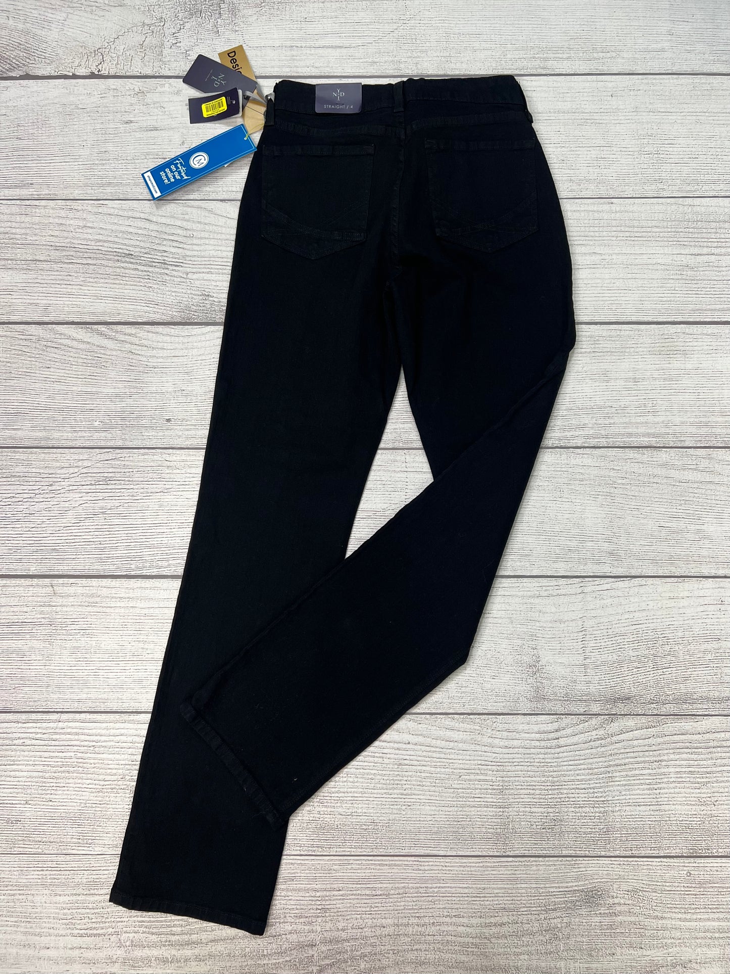 Jeans Straight By Not Your Daughters Jeans In Black, Size: 4