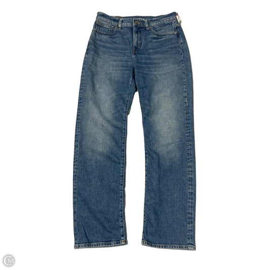 Jeans Straight By J. Crew In Blue Denim, Size: 4