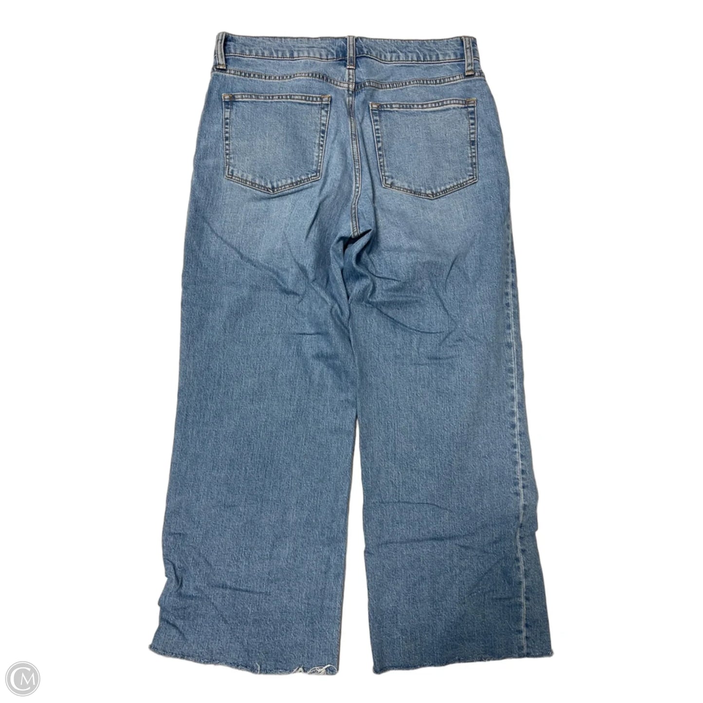 Jeans Wide Leg By J. Crew In Blue Denim, Size: 8