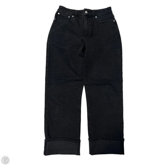 Jeans Straight By Madewell In Black, Size: 6