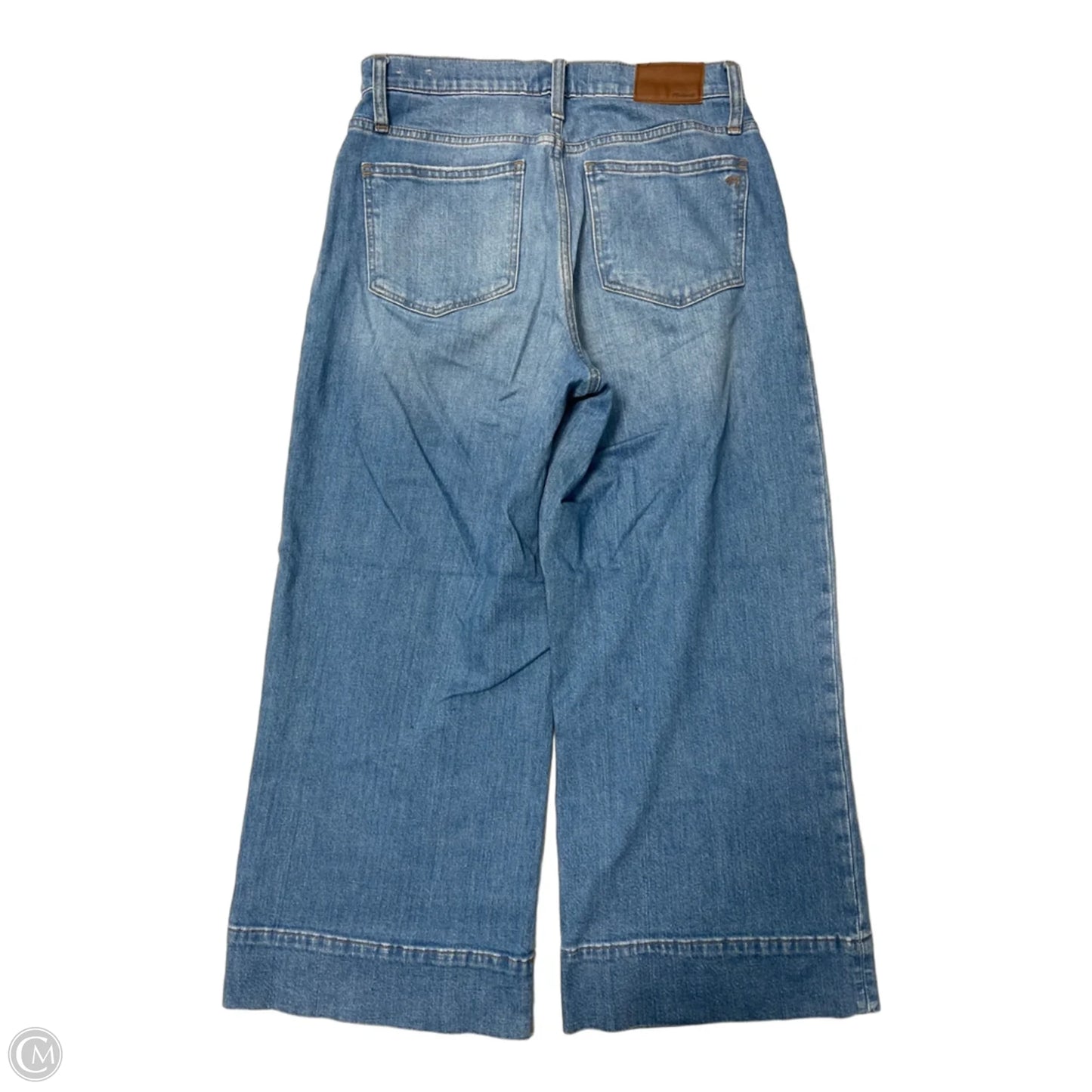 Jeans Wide Leg By Madewell In Blue Denim, Size: 4