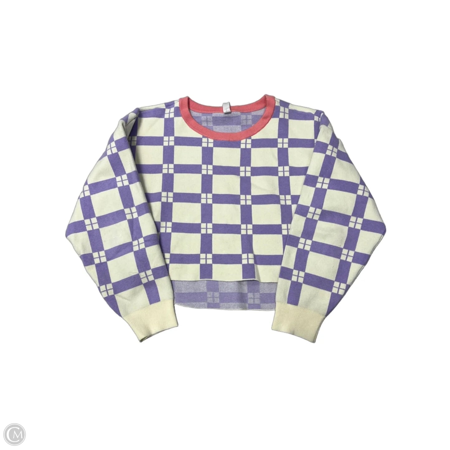 Sweater By Daily Practice By Anthropologie In Pink & Purple, Size: M