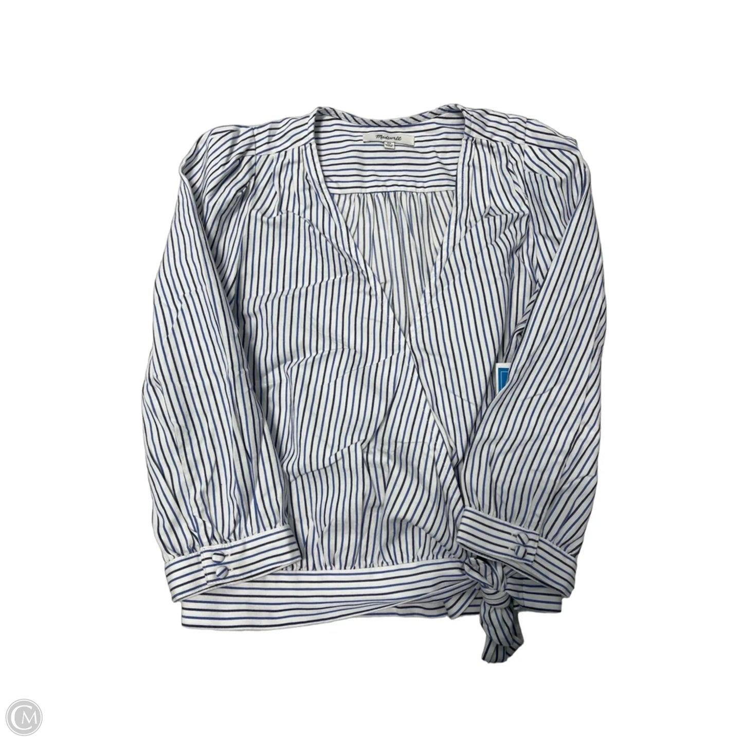 Top Long Sleeve By Madewell In Blue, Size: Xs