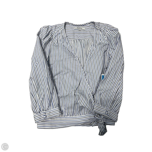 Top Long Sleeve By Madewell In Blue, Size: Xs
